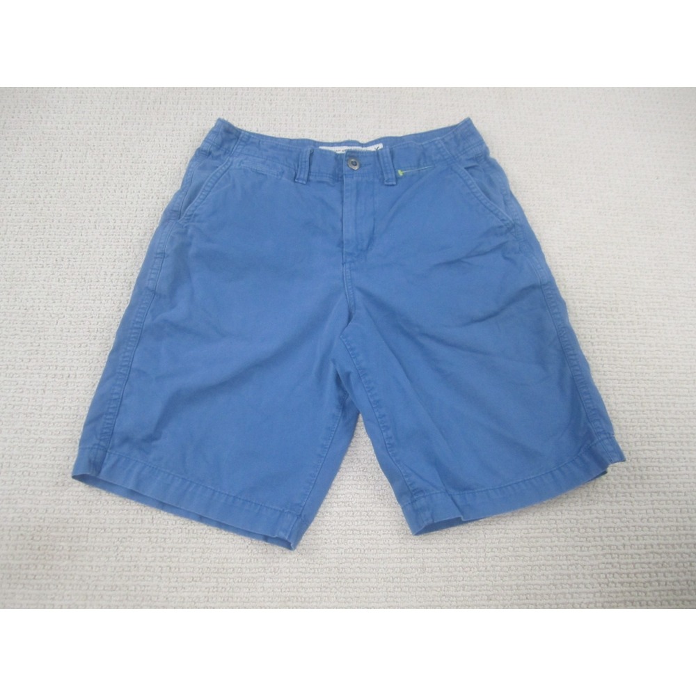 American Eagle Shorts Mens 30 Blue Longboard Chino‎ Casual Flat Front Cotton